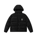 TRAPSTAR IRONGATE DETACHABLE HOODED PUFFER JAQUETA - BLACK
