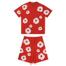 T shirt & Short Denim Tears The Cotton Red